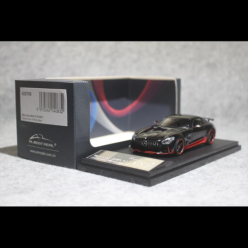 1/43 Almost Real Mercedes-Benz AMG GT-R GTR Black w/ Red