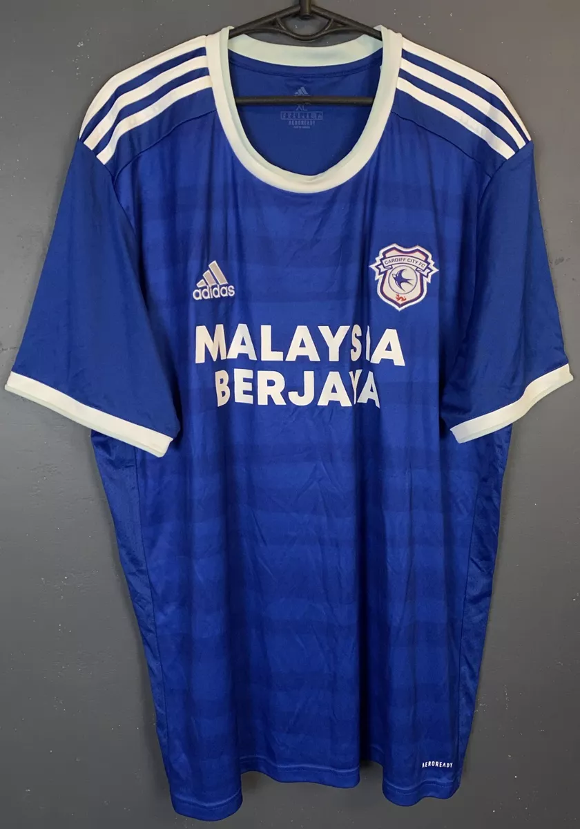 NEW MEN'S FC CARDIFF CITY 2020/2021 HOME SOCCER FOOTBALL SHIRT JERSEY SIZE  XL