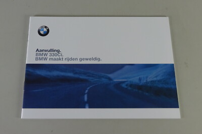 Aanvulling Gebruiksanwijzing BMW 3 Series E46 330Ci Van 06/2000