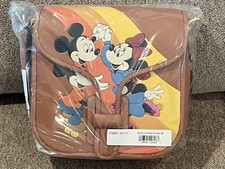 NEW Disney X Coach Courier Bag Mickey and Minnie Mouse, Burnished Amber, CQ801