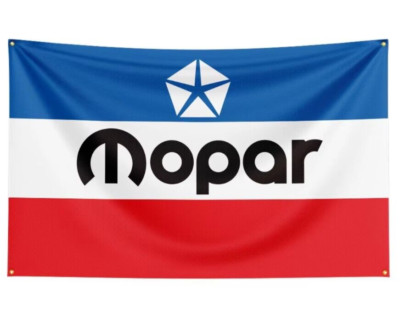 Mopar USA Racing Banner 150 cm Fahne Flagge Classic Logo Motiv