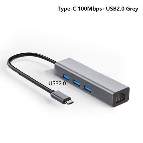 Ethernet Adapter 1000Mbps USB Type C To RJ45 Network Card For MacBook Switch PC - Zdjęcie 27 z 44