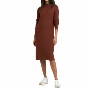 rust mock neck sweater