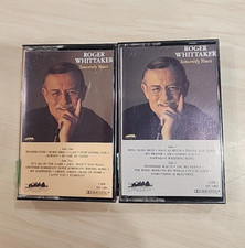 LOT OF 2 ROGER WHITTAKER CASSETTE TAPES SINCERELY YOURS TAPE 1  2 Used