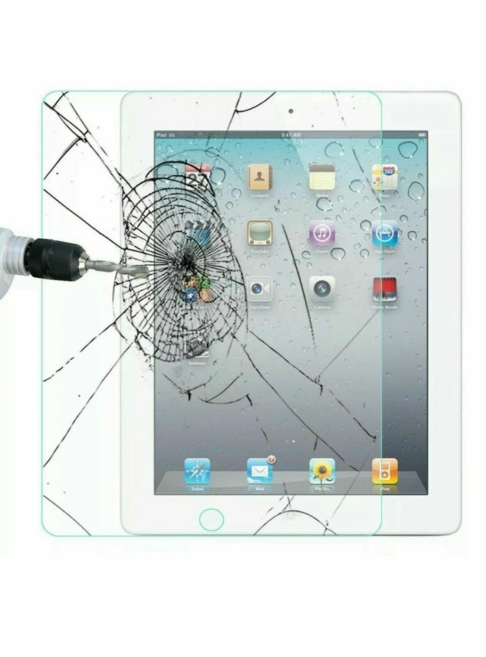 3x Protector de Pantalla de Vidrio Templado para i Pad 9.7 Mini 4 Pro Air 3º 4º 5º 6º Foto 4 de 4