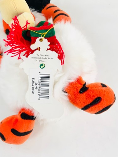 Disney Tigger Snowman Plush Soft Toy Beanie 2002 Winnie the Pooh Collection - Picture 10 of 24