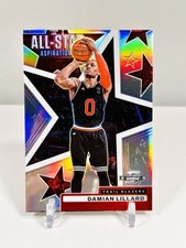 2021-22 Panini Contenders Optic All-Star Aspirations Damian Lillard #22 SILVER