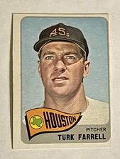 1965 Topps Turk Farrell # 80 Houston Colt 45’s Excellent!