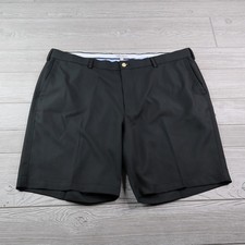 Peter Millar Crown Sport Mens 40 Black Performance Golf Salem Shorts Black