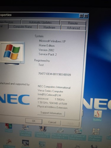NEC Retro Gaming Laptop - Working - WIN XP - 40Gb HD - Picture 10 of 18