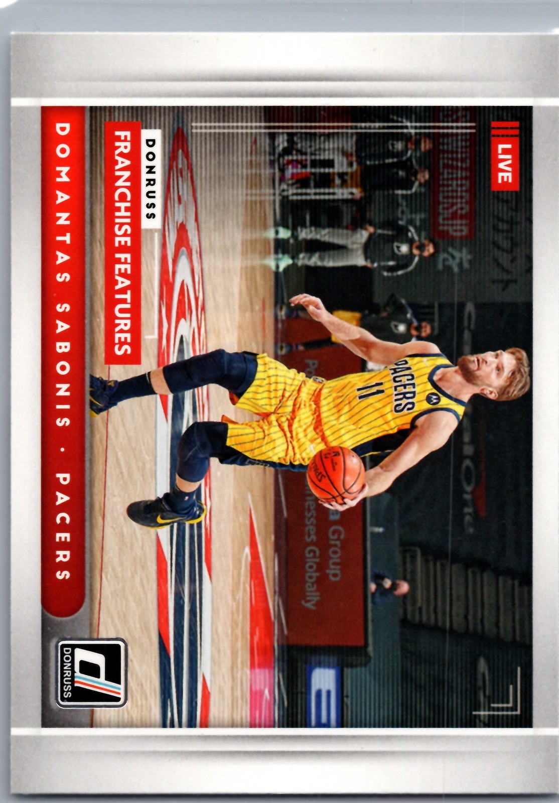 2021-22 Donruss #26 Domantas Sabonis Franchise Features
