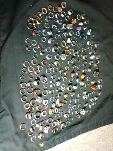 Vintage Costume Jewelry Necklace, Bracelet, Earrings, Ring Large Lot