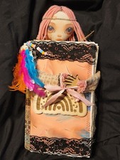Boho Hippie Doll Junk Journal: Handmade Mixed Media Refillable Pages Journal