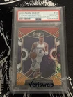 2020/21 Panini Select TYRESE HALIBURTON RED WHITE ORANGE SHIMMER PACERS PSA 10