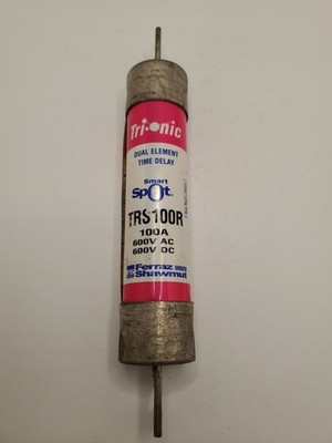 FERRAZ SHAWMUT - TRS100R - Smart Spot 100A RK5 Tri-Onic 600V AC/DC Limiting 
