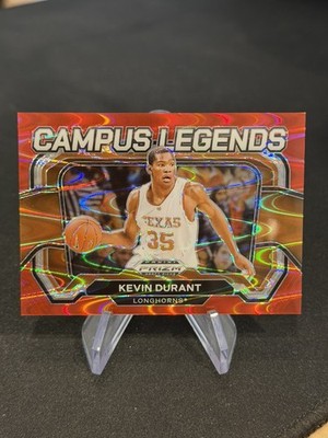 Kevin Durant 2024 Panini Prizm Draft Picks Campus Legends #3 Red Seismic /225