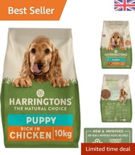 Puppy Dry Dog Food 10 kg - Wholesome Chicken & Rice for All Breeds, Made in UK 4.30 per kilo