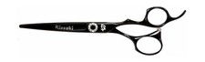 Kissaki Hair Scissors Inazuma 6.0 inches VG-1 Black Titanium Hair Cutting She...