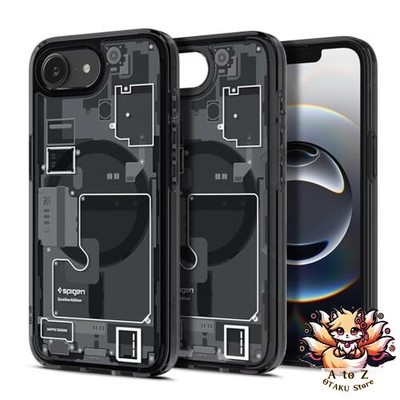 NEU Spigen iPhone 16e Hülle MagSafe Kompatibel Magnetisch Halbtransparent Arm...