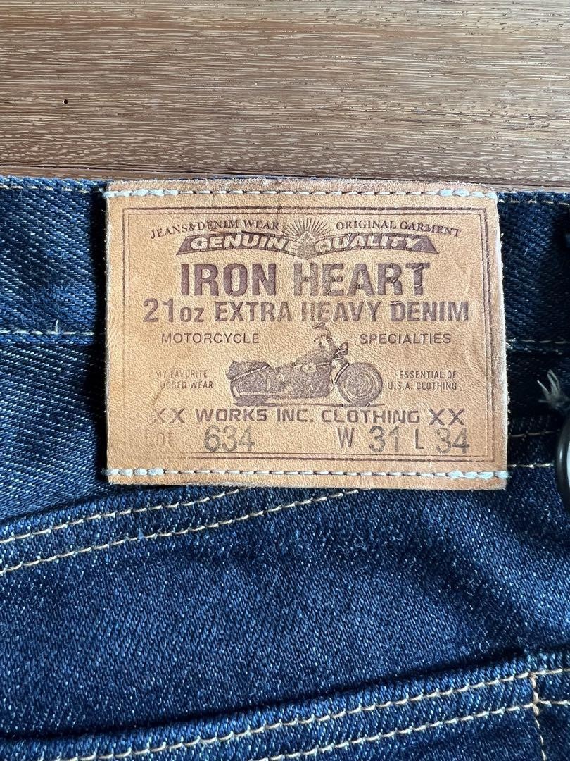 パンツ IRON HEART 21oz HEAVY DENIM W31 L34 IRON HEART 21oz HEAVY DENIM W31 L34 Straight Denim Jeans