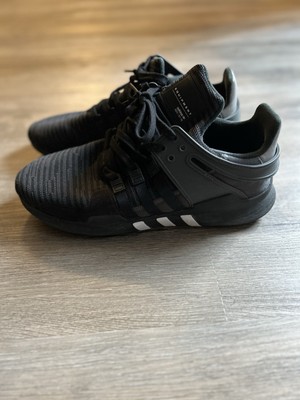Adidas Eqt Adv 91/16 / Größe 46 gebraucht, nur 3x getragen - All Black, schwarz