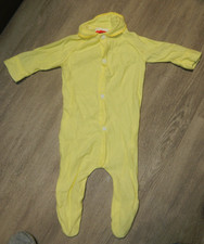 VTG Vintage Playskool baby Newborn Yellow Nylon Sleeper