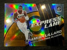 2021-22 Donruss Optic - Damian Lillard Express Lane #2 Orange Prizm /39