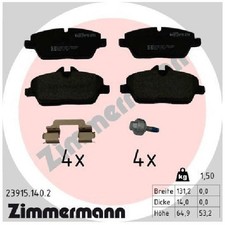 Satz Bremsbeläge Bremsklötze vorne für BMW I3 I01 id78432