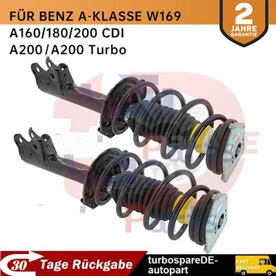 2x Front Ash Shock Absorber L/R For Mercedes-Benz A-Class W169 A160/180/200 CDI
