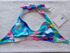 VENUS Heavenly Halter Multi Tie-Dye Bikini Top, Size S