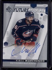 2022-23 SPA Kirill Marchenko Future Watch Auto Rookie FWA RC /999