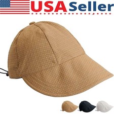 Women's Floppy Sun Visor Hat Wide Brim Beach Hat Uv Protection Summer Travel Cap