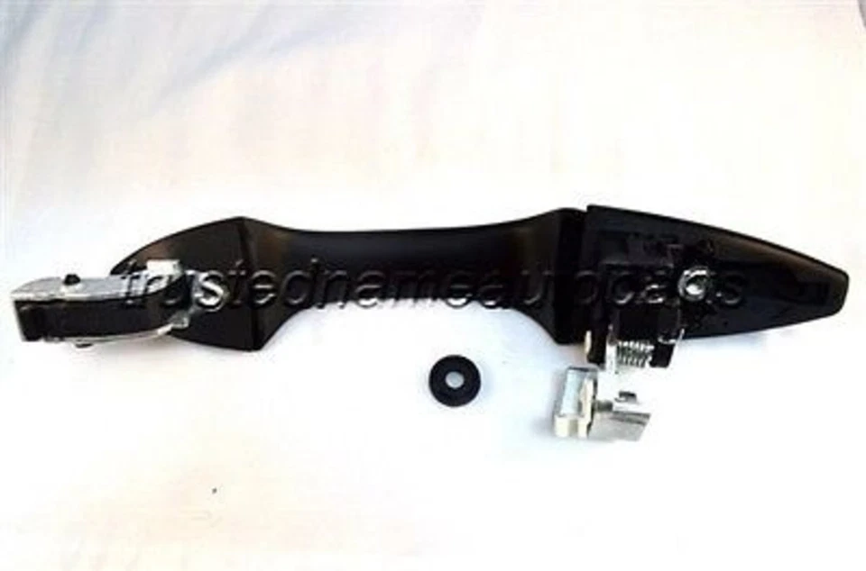 fits 2004 to 2008 Acura TSX Exterior Door Handle Rear Left Chrome Black - Image 2 of 2