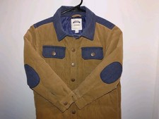 Gymboree Little Boys Size Medium 7/8 Winter Elbow Patch Shacket Style Jacket