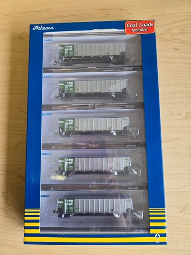 Paquete de 5 Bethgon Coalporters Athearn #25060 escala N "Burlington Northern" | Condition: New