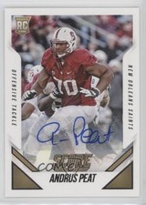 2015 Score Rookie Signatures Andrus Peat #362 Auto 0aa