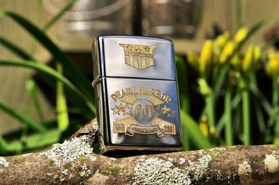 60th Anniversary Pearl Harbor Silver Plated Zippo Lighter