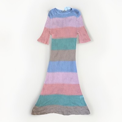 pitusa rainbow crochet maxi dress Pitusa Rainbow Crochet Maxi Dress Swim Cover Up M/L/XL Tall Resortwear  Vacation