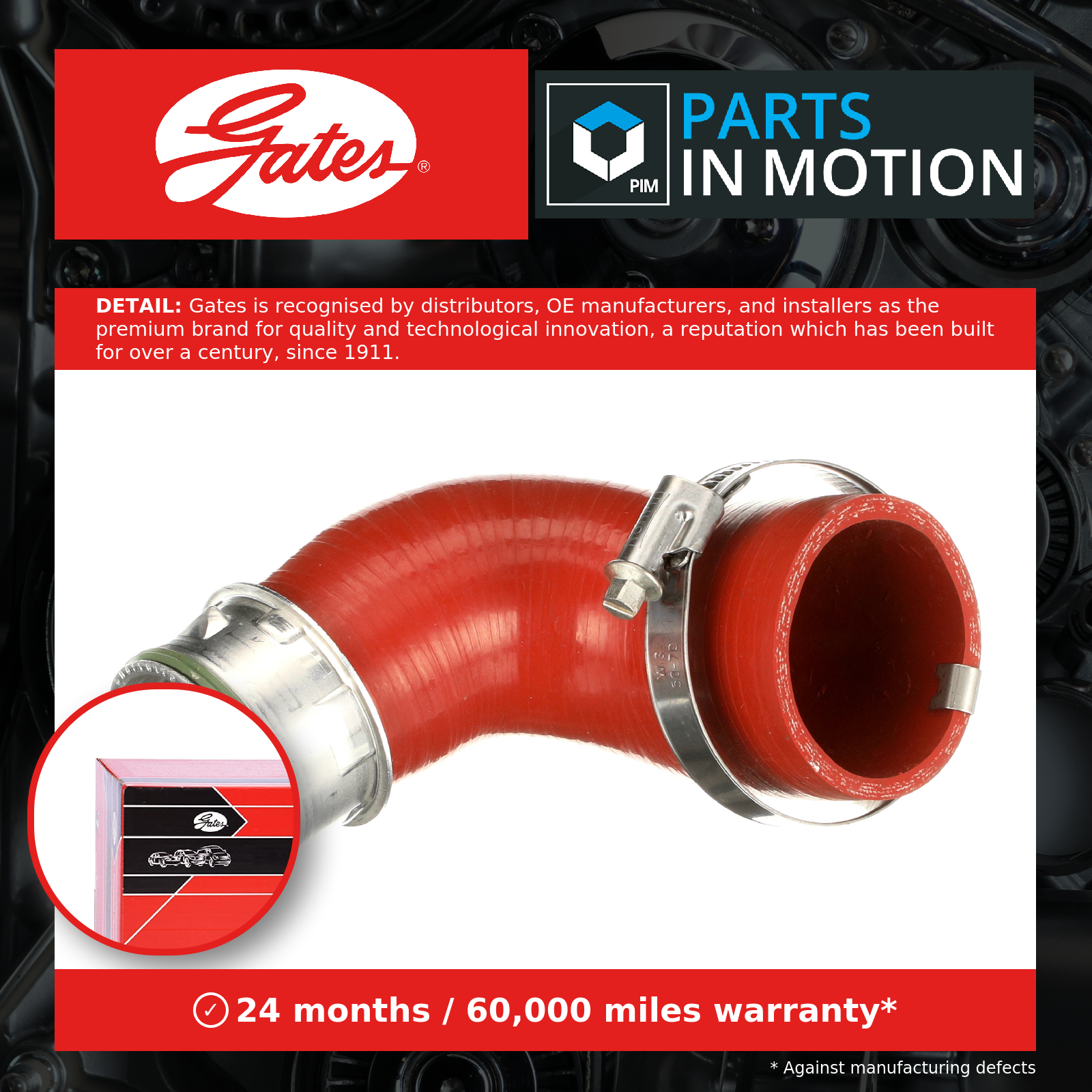 4x ✅Fits GATES-PRZEWODY 09-0287 AIR SUPPLY HOSE TURBO ⭐UK Seller⭐ - Image 18