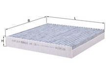 MAHLE Innenraumfilter LAK 136 Aktivkohlefilter für SATIS VEL RENAULT LAGUNA BG0