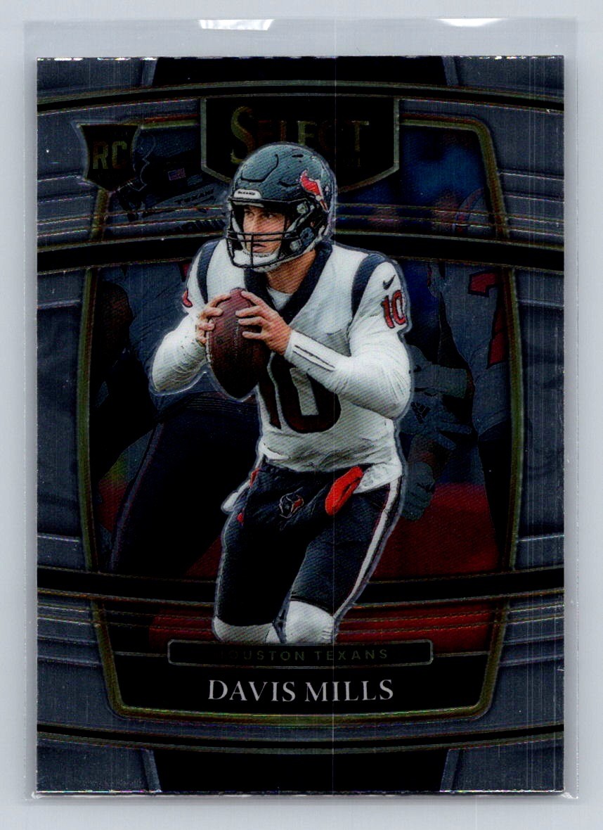 2021 Panini Select  #65 Davis Mills Rc Rookie Houston Texans B7