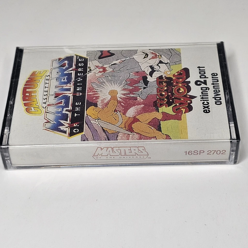 Sealed  1985 MOTU Car-Tune HeMan "Secret of the Sword" Cassette Tape Vintage  - Image 4 of 4