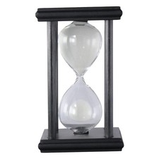 8 Colors Hourglass Sand Timer Wooden Glass Sand Hourglass Timer Set  Office