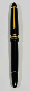 Montblanc Meisterstuck 147 Traveller Black w/Gold Trim Ink Cartridge Pen 14K Nib