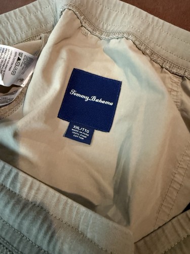 Tommy Bahama Shorts Men XXL Khaki Drawstrings Elastic Waist Pockets - Picture 3 of 3