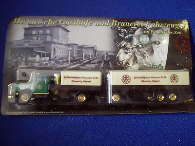 Model Model Car Truck Beer Truck Büssing Trailer Feldschlösschen Advertising MW2