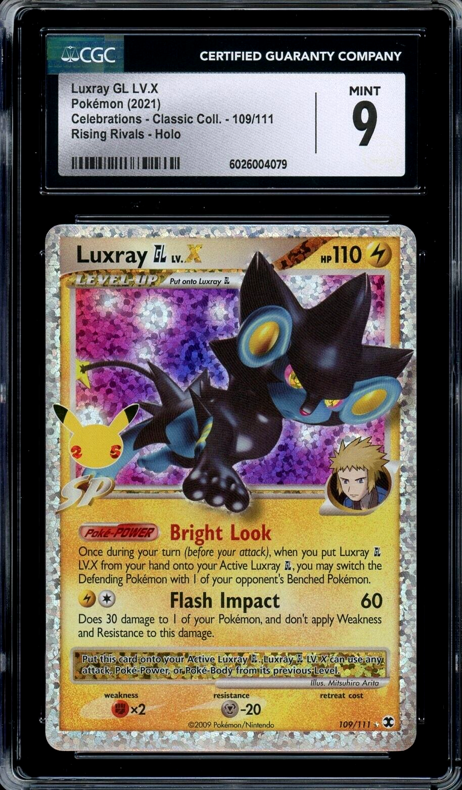 Luxray GL LV.X 109/111 Holo Classic Collection Celebrations