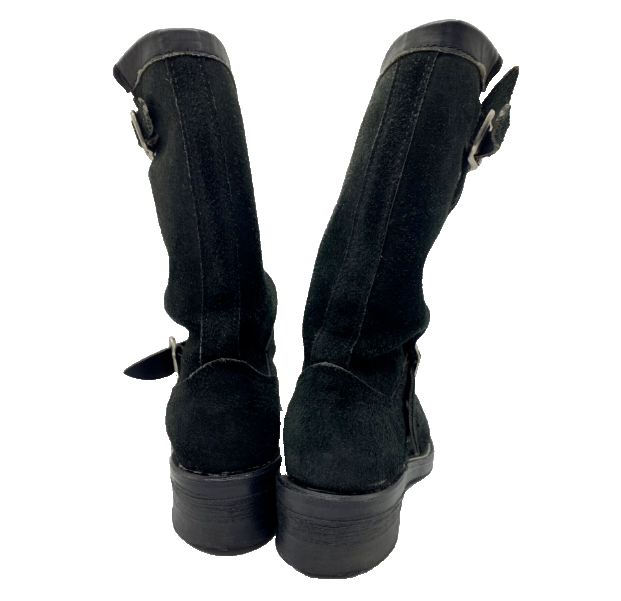 バイイーさま専用 NIB Chippewa 91069 RARE Suede Engineer Mens Boots Black