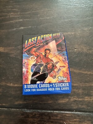 Topps 1993 Last Action Hero Trading Cards (1) Wax Pack. Arnold