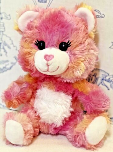 Build a Bear BAB Smallfrys Buddies Endless Hugs Tie Dye Pink Plush Doll Mini 7” - Picture 1 of 12